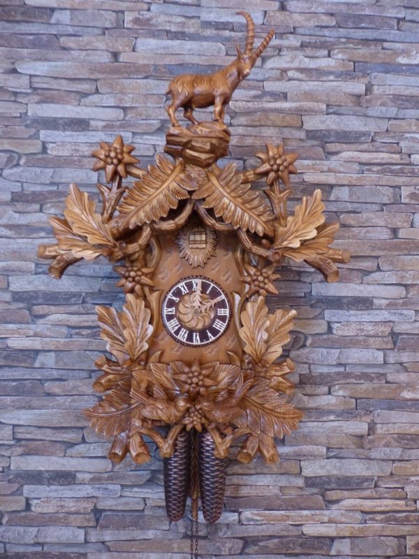 MCC 8-Tage-Kuckuckuhr mit Steinbock