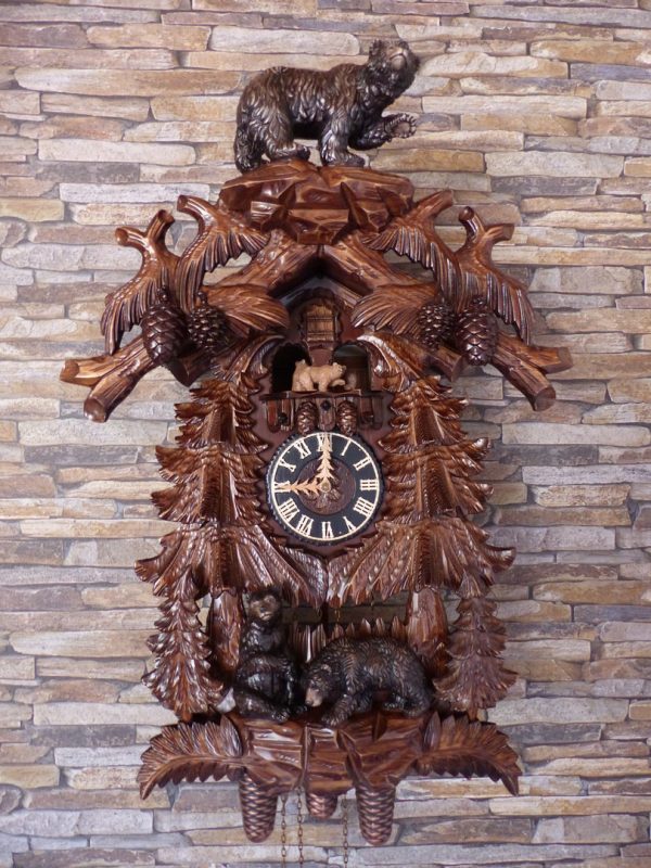 MCC Kuckuckuhr mit Bären und Musik