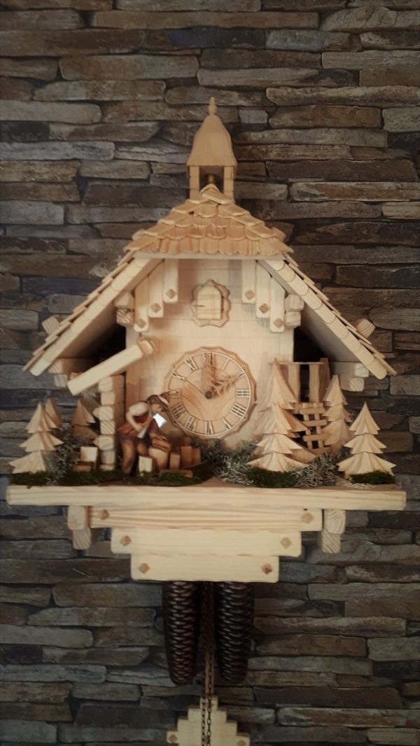 MCC 8-day cuckooclock with moving woodcutter