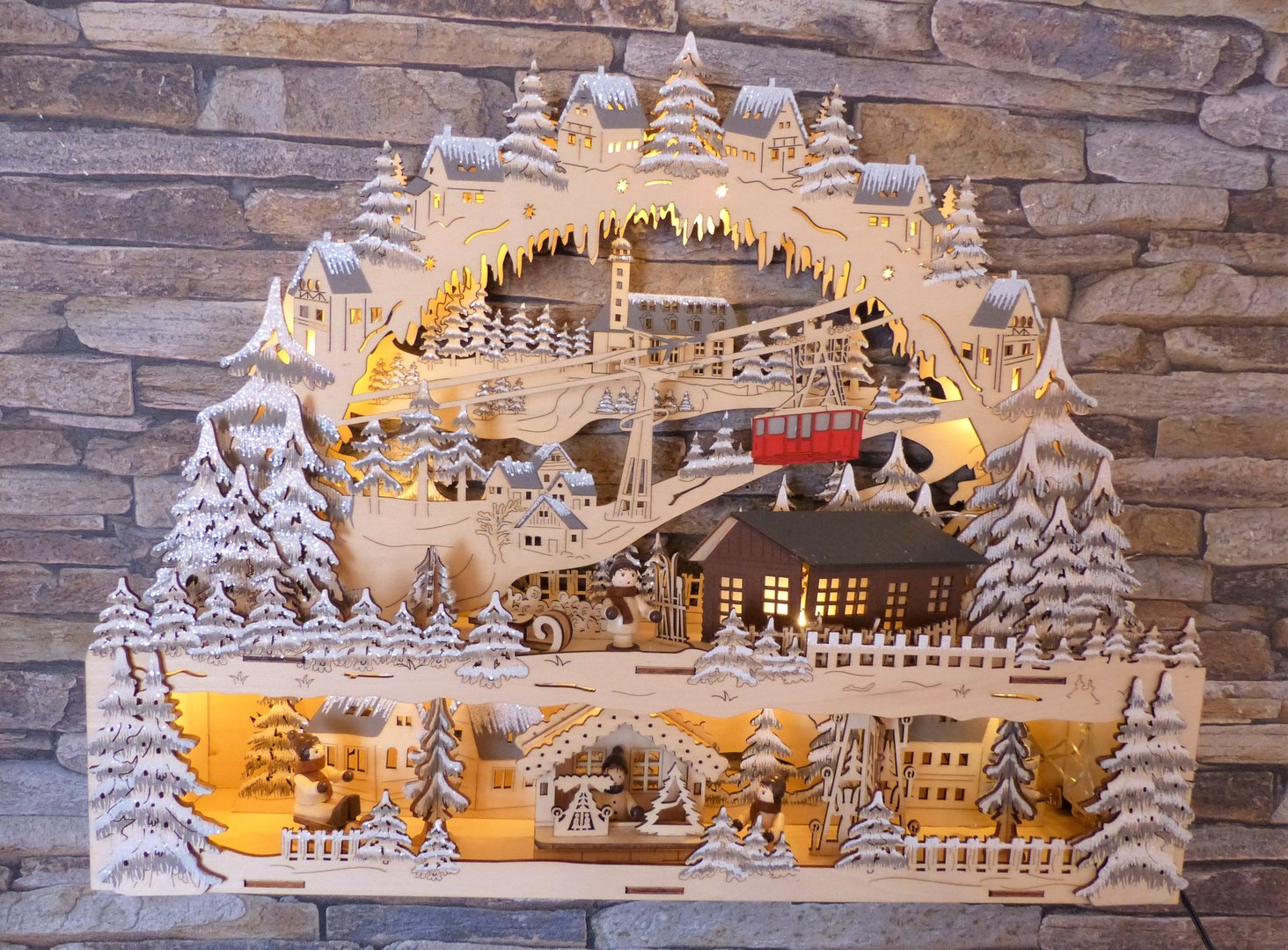 LED candle arch alpine